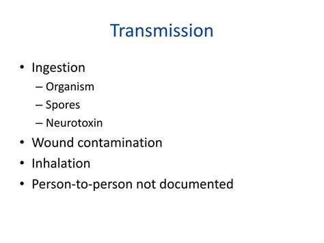 Ppt Botulism Powerpoint Presentation Free Download Id663879