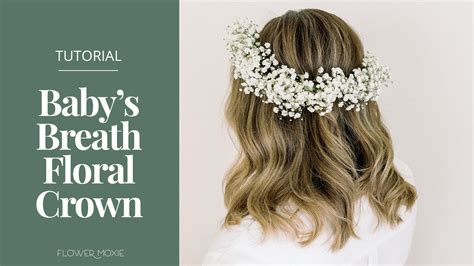 How To Make A Baby S Breath Floral Crown YouTube