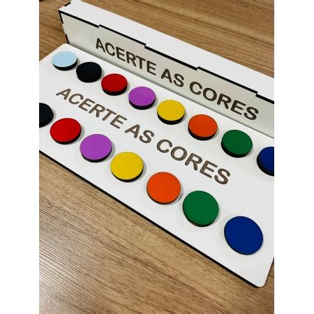 Acerte As Cores Mem Ria Madu Brinquedos Educativos