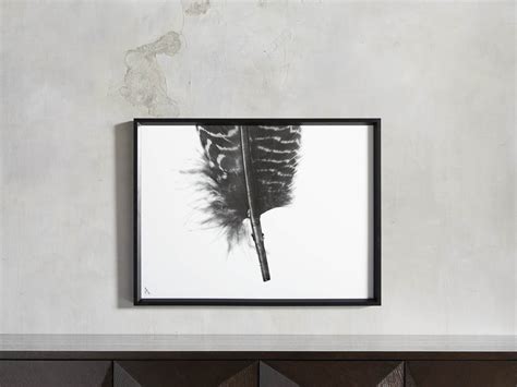 Pheasant Feather Triptych Framed Print Arhaus