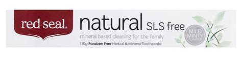 Thành phần Red Seal Natural Sls Free Toothpaste đầy đủ