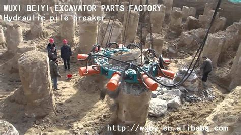 Excavator Hydraulic Pile Head Breaker Machine Pile Cutting Machine