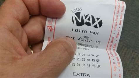 Lotto Max Winning Ticket Sold On Sale