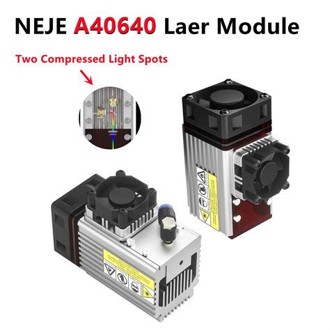 NEJE A40640 CNC Laser Head Module Kit Powerful 450nm TTL 80W Module For