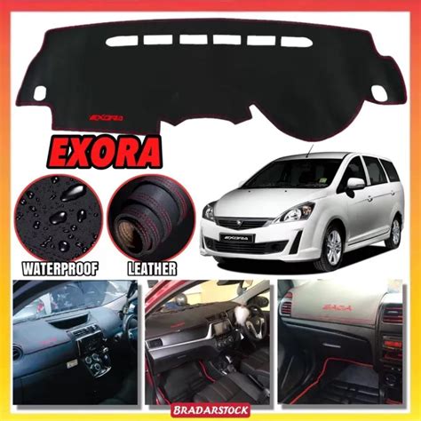 PROTON EXORA LEATHER DASHBOARD COVER Leather Car Dashmat Dashboard