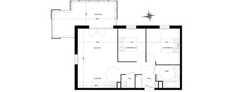 Plan Appartement T3 De 58 60 M² Neuf à Carros Résidence « Le Pré Carré