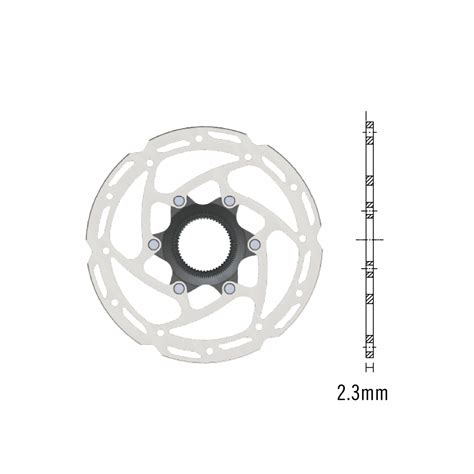 Tektro F Hd T Disc Brake Rotor Centerlock Mm