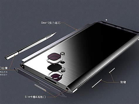 三星note60手机概念图设计martianli 站酷zcool