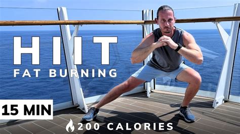 15 Min Fat Burning Hiit Burn 200 Calories Full Body Workout At Home No Equipment No