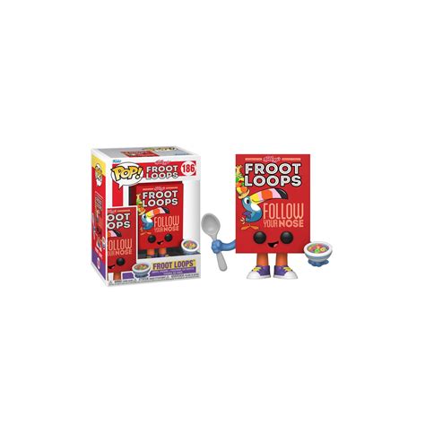 Figurina Funko Pop Kelloggs Froot Loops Cereal Box 9 Cm Emagro