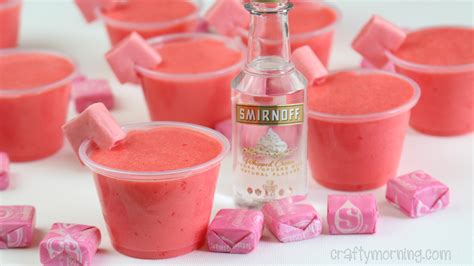 Pink Starburst Jello Shots Crafty Morning