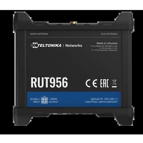 Teltonika RUT956 Industrial Cellular Router RUT956100000 MEIG