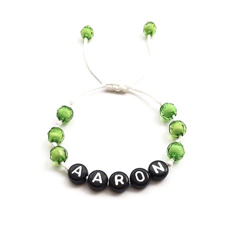 Bracelet Personnaliser Aaron Avec Pr Nom Message Texte Logo Mod Les