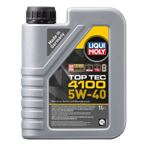 Top Tec Motorolie Fra Liqui Moly Arkiv Autodele Til Din Bil