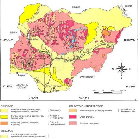 An Overview Of The Solid Mineral Resources Distribution Map Of Nigeria