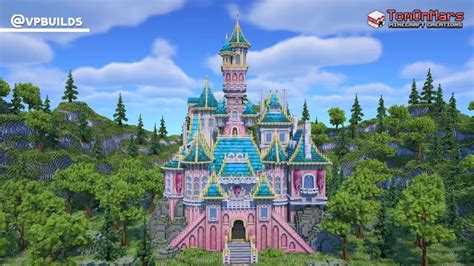 Fantasy Castle (w/ @vp_builds) Minecraft Map