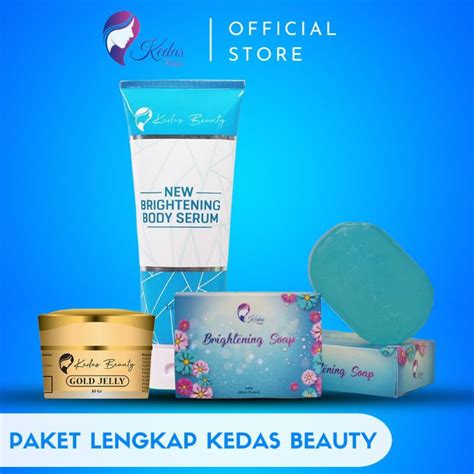 Jual Kedas Beauty Official Paket Glowing Lengkap Sabun Body Serum Dan