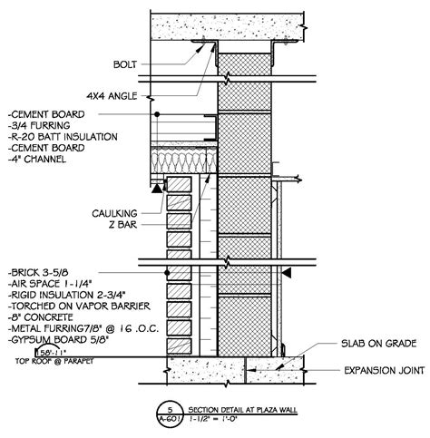 Wall Sections And Detail Drawings By Raymond Alberga At