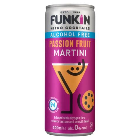 Funkin Nitro Passion Fruit Martini Alcohol Free Really Good Culture