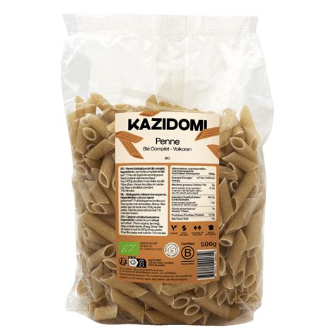 Penne Bl Complet Bio Jusqu Sur Kazidomi