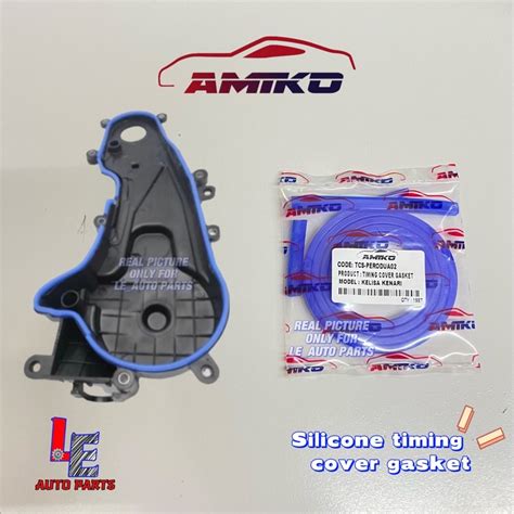 100 Original Amiko Perodua Kelisa Kenari Silicone Timing Cover Gasket