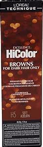 Loreal Excel Hicolor H05 Tube Soft Auburn 1 74oz 2 Pack Amazon Co