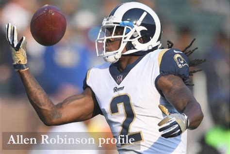 Allen Robinson Nfl Player Wife Contract Stats Injury Salary