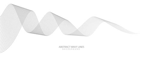 Premium Vector Abstract Elegant White Background With Flowing Line Waves