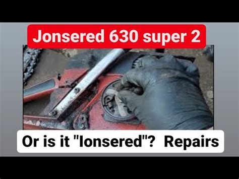 Jonsered Super Repair Not Oiling The Chain And Exhaust Studs