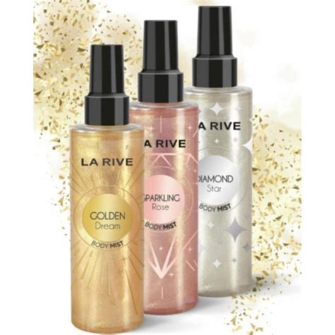 Golden Dream Body Splash Cintilante La Rive 200 Ml Dourado Zattini