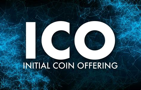 Ico Initial Coin Offering Ico Token Production Process Vector Stock