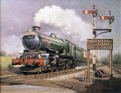 The Cambrian At Hatton Steam Train Photo Railroad Art Steam Locomotive