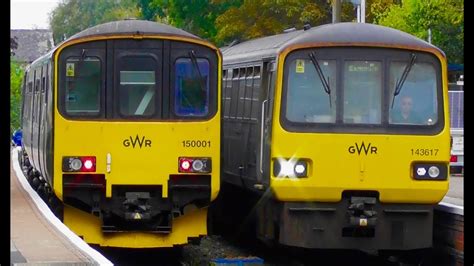 Gwr Trains Class 150s And Class 143 Pacers At Topsham Devon