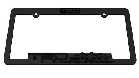 Toyota Retro License Plate Frame Bracket — Custom Car Gear Mods And Accessories