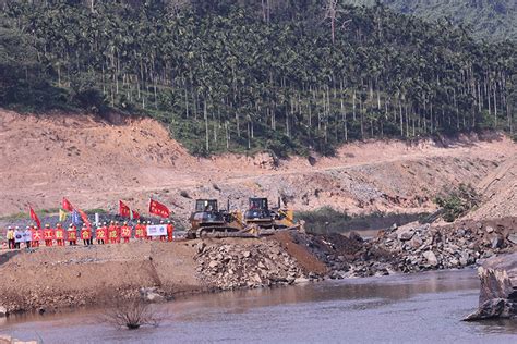 海南迈湾水利枢纽工程成功实现大江截流图片新闻中国政府网