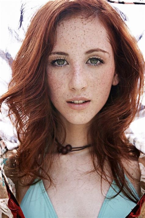 Freckled Redhead Beauty Freckledgirls