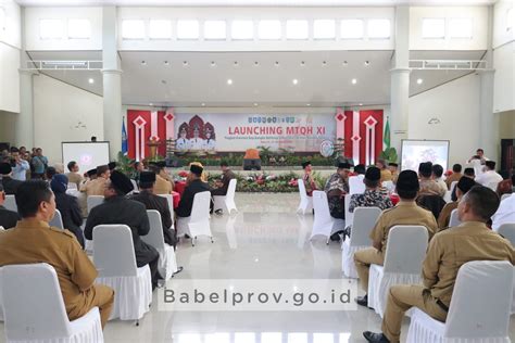 MTQH XI Tingkat Provinsi Kep Babel Resmi Di Launching Provinsi