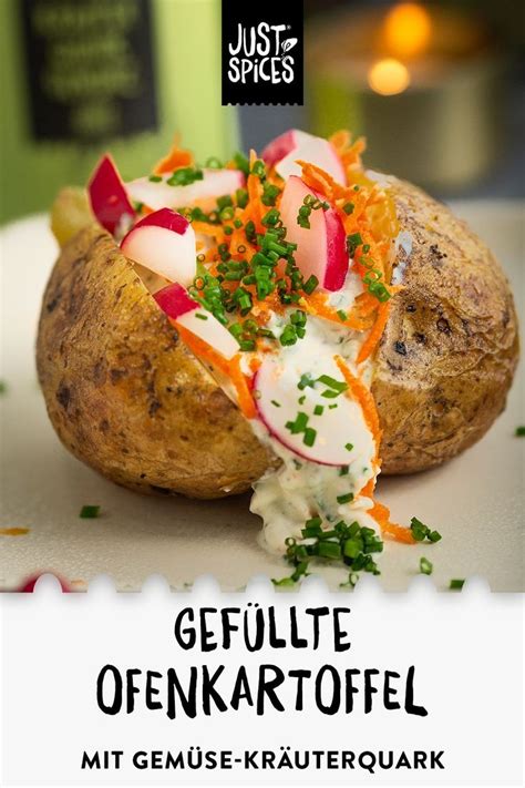 Ofenkartoffel Mit Gem Se Kr Uterquark Rezept Ofenkartoffeln Mit