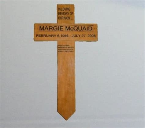 Custom Carved Cross Temporary Grave Marker by JGWoodSigns on Etsy