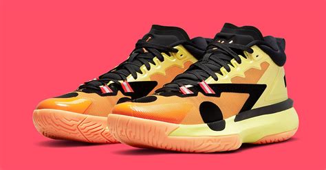 Zion Williamsons Jordan Z Code Appears In New Orange Yellow And Black