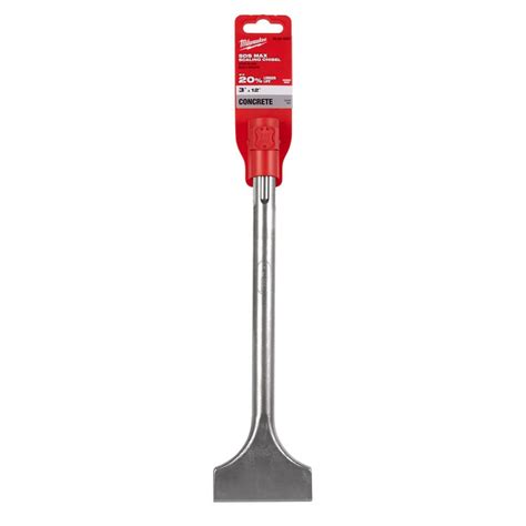 Milwaukee 3 In X 12 In Sds Max Steel Scaling Chisel 48 62 4087 The