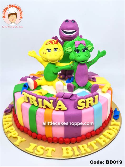 Barney Baby Bop Cake