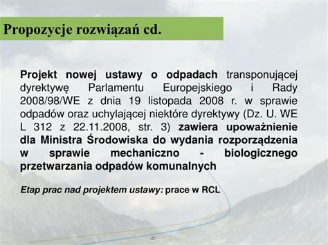 PPT Aktualne problemy w gospodarce odpadami w świetle Polityki