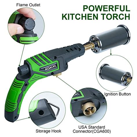 Koackl Powerful Grill Gun Propane Torch Campfire Starter Charcoal