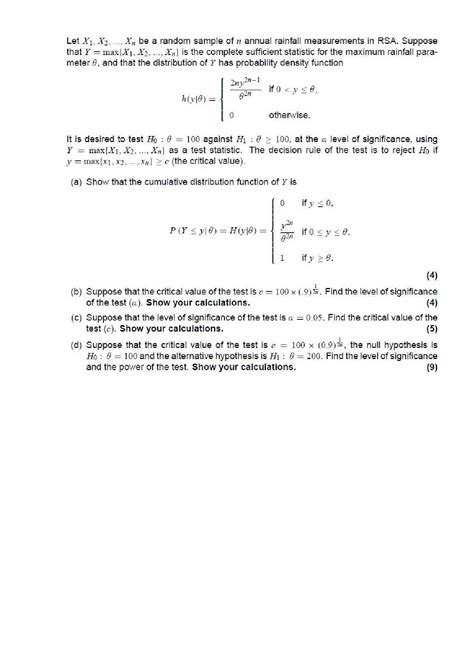 Solved Let X X Ldots X N Be A Random Chegg