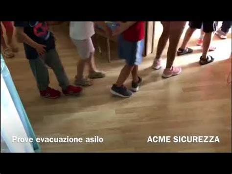 ACME Sicurezza Prova Pratica Di Evacuazione Scuola Dell Infanzia