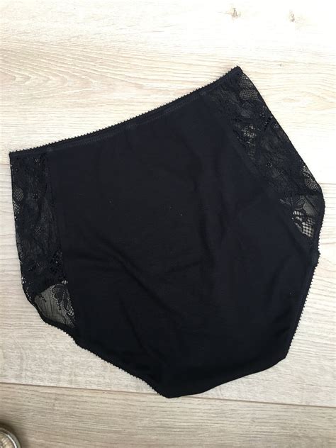 Black Panties High Waisted Panties Gift For Her Comfy Panties Comfortable Lingerie Panties Retro