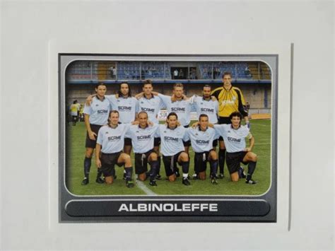 Figurina Calcio Merlin Squadra Albinoleffe N Ottima Con Velina