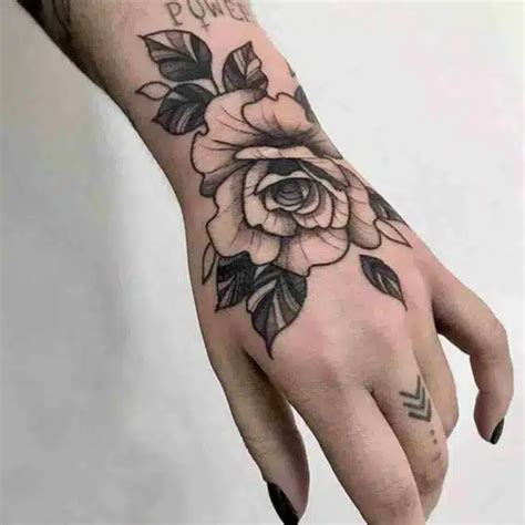 Latest Rose Tattoo Designs On Hand