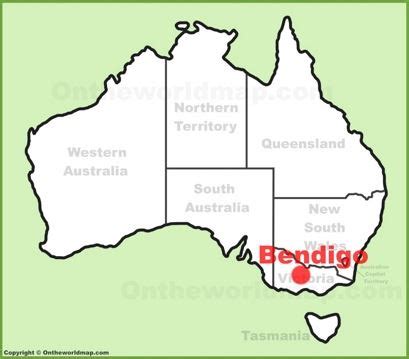 Bendigo Map | Victoria, Australia | Detailed Maps of Bendigo